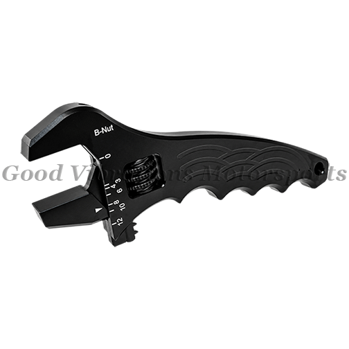 ADJUSTABLE ALUM WRENCH - BLACK (AN3-12)