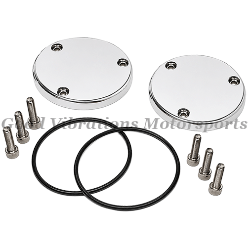 REAR BEARING PLATE CAPS BILLET POLISHED (pr)
