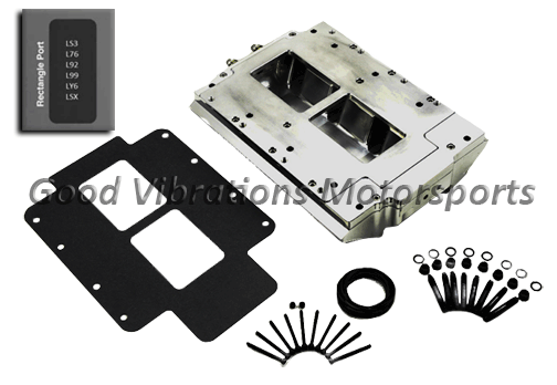 BLOWER MANIFOLD BILLET LS3 RECTANGLE PORT