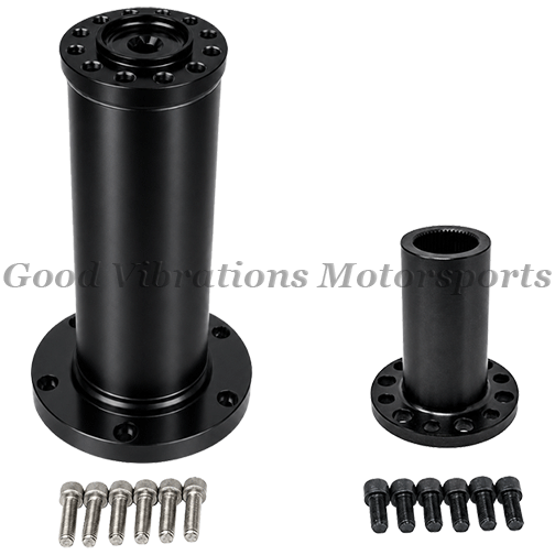TBS BILLET SNOUT 8.40in w/ COUPLER O-RING & BOLTS - BLACK