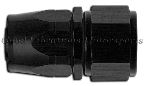 HOSE END STR AN6 BLACK