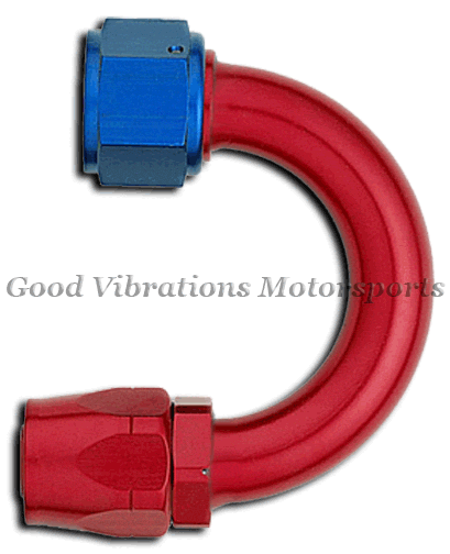 HOSE END 180 DEG FIXED AN4