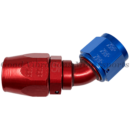 HOSE END 45 DEG SWIVEL AN6