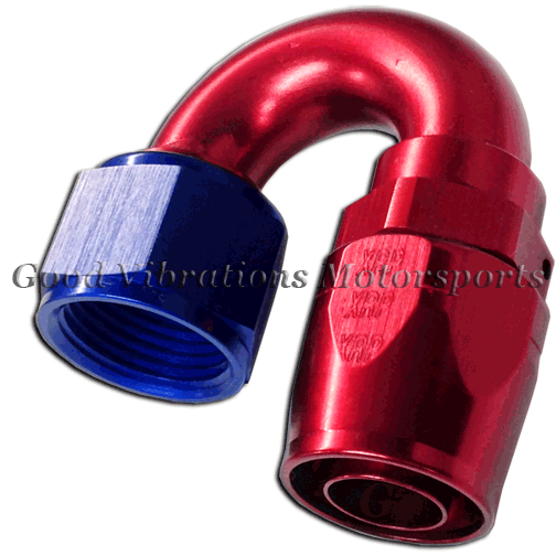 HOSE END 180 DEG SWVL AN12 SHORT RADIUS