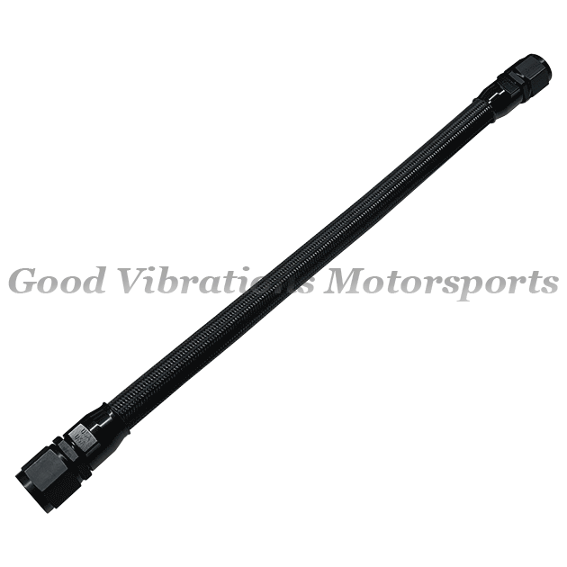 AN6 PRO PLUS+ XTRATEMP MONOFILAMENT BRAIDED BLACK HOSE