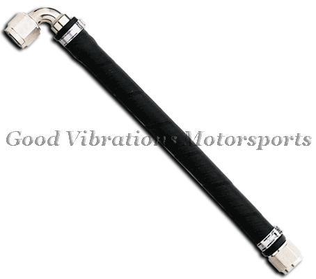 AN4 PUSH-ON HOSE BLACK