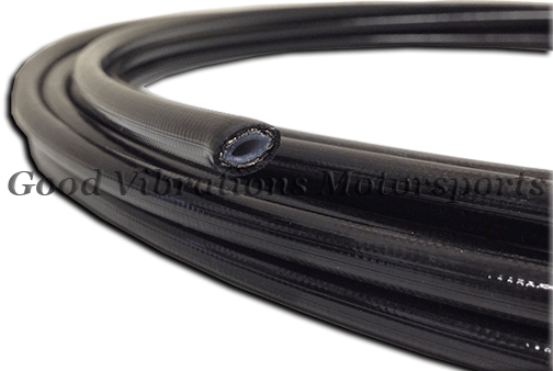 AN3 SS TEFLON HOSE. BLACK COVER