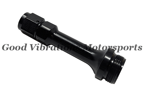 7/8-20 TO AN6 FEM SWVL DUAL FEED EXTENSION FITTING - BLACK