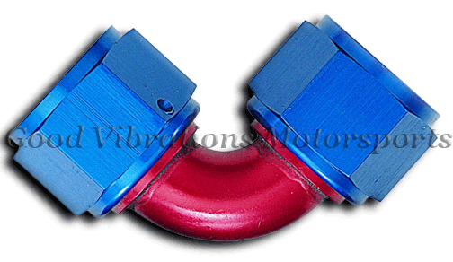 FEMALE COUPLER 90 DEG AN4 TUBE