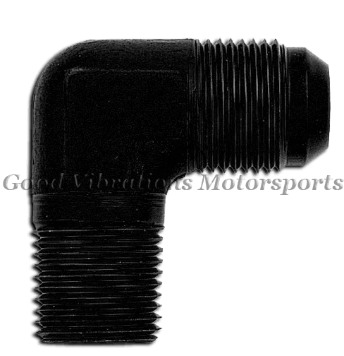 ELBOW 90 DEG AN3 - 1/8 BLACK