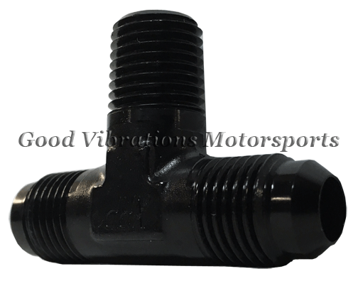 TEE FLARE AN3-1/8 ON BRANCH BLACK