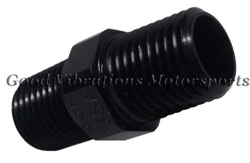 MALE NIPPLE 1/8in NPT BLACK