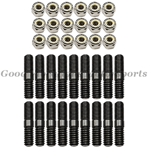 F-BPSK.18 BURST PANEL STUD KIT - 10/24 - 10/32 x 1.00in (SMALL PANEL - 18ea) (10/24 NYLON NUTS)