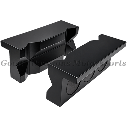 SOFT VISE JAWS 4in. MAGNETIC AN FIT - BLACK ALUMINUM