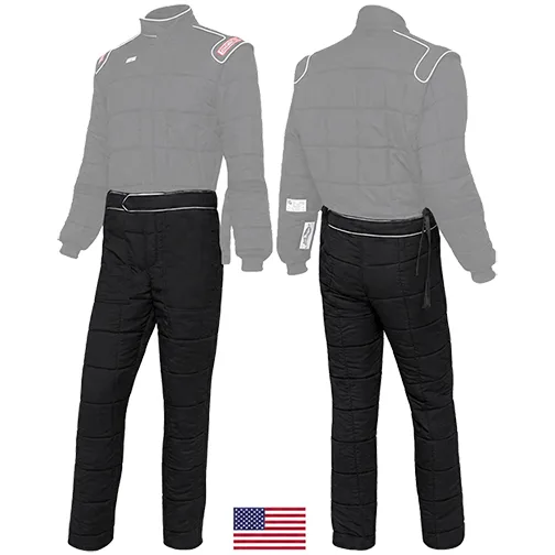 SIMPSON RACING SFI 3.2A/20 PANTS - BLACK (LARGE)