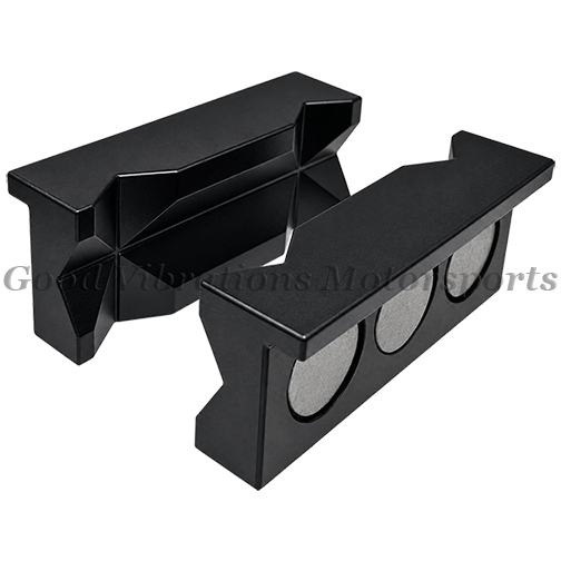 VISE JAWS INSERTS. MAGNETIC AN FIT - BLACK NYLON