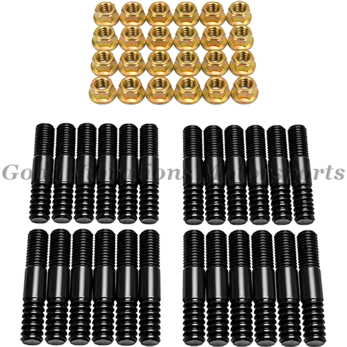 F-BPSK BURST PANEL STUD KIT - 10/24 - 10/32 x 1.00in (LARGE PANEL - 24ea) (10/32 JET NUTS)