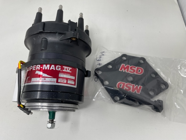 MagnetoGenerator IV - Mallory/ FIE - Super Mag IV. LH ROTATION (CCW) COMPLETE SERVICE BY FIE s/n 15110 5.43 amps