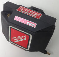 Coil 28900 - Mallory - Oil filled to cool and insulate windings. BLACK Top. Includes Mounting Bracket. Ideal for NITRO. Also used on ALKY applications
