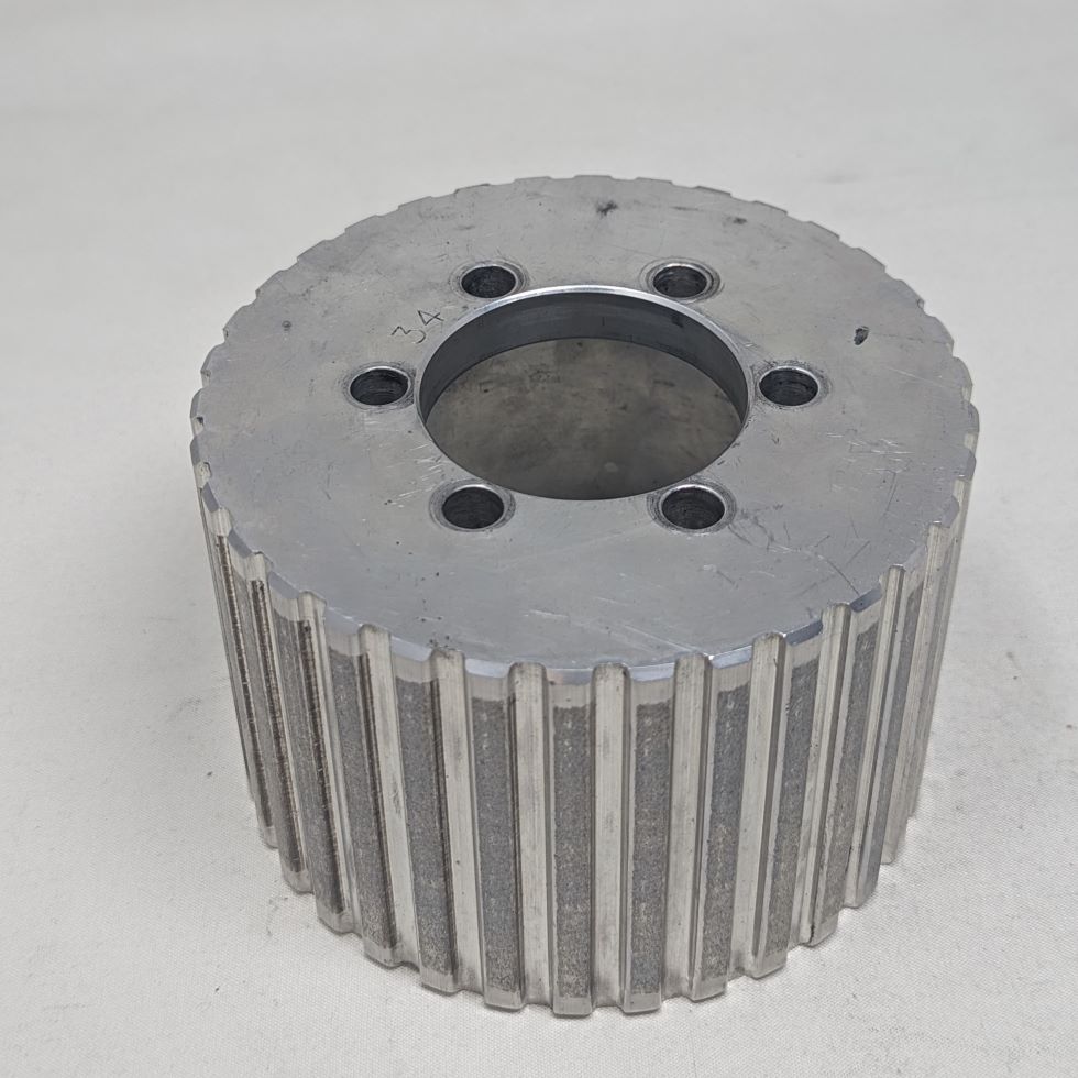 1/2in PITCH BLOWER PULLEY 34T - 3.50in Wide 2.25in Center Hole