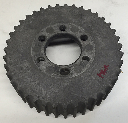 13.9mm BLOWER PULLEY 39T - 2.25in Wide Magnesium 1 Oblong Bolt Hole