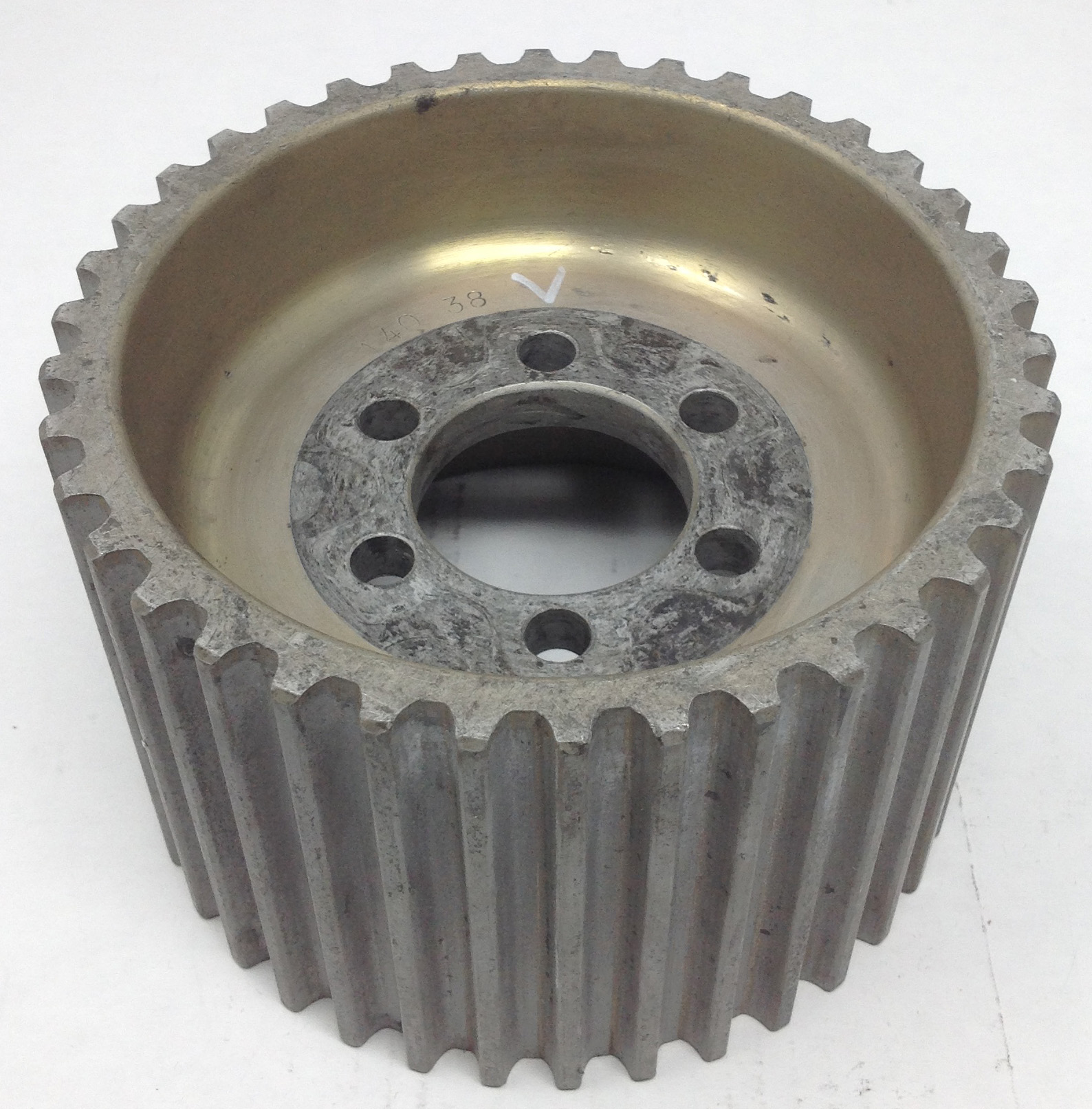 14mmGT BLOWER PULLEY 38T - 4.30in Wide Magnesium 1.5in Offset