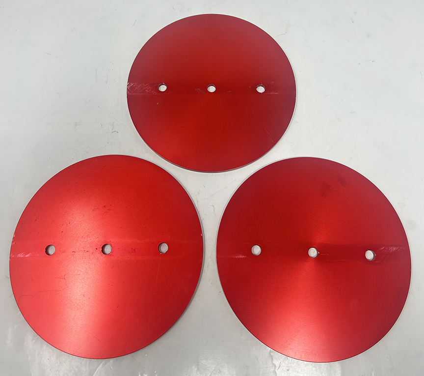 BAU 1 or 2 Billet Upright - 5 9/16 Red