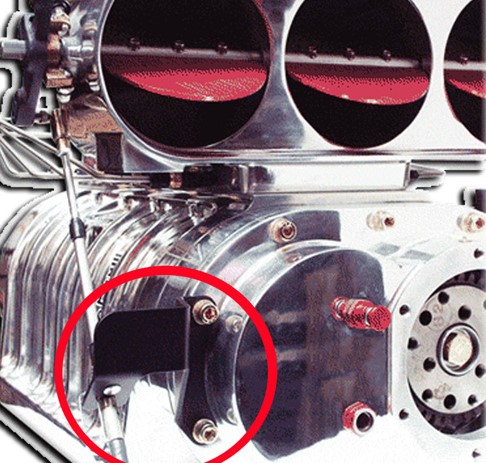 Aluminum Throttle Cable Bracket